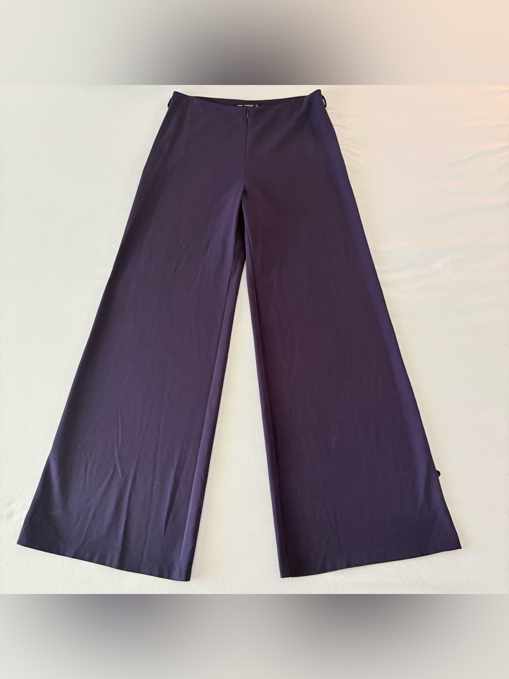 Cop.Copine Paris Vintage Wide Leg Palazzo Pants Purple EUC Made in France